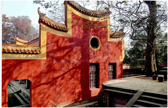 岳麓书院-文庙红墙